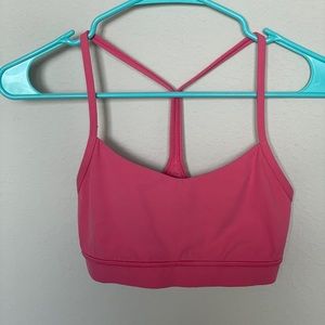 LULULEMON flow Y bra HOT PINK